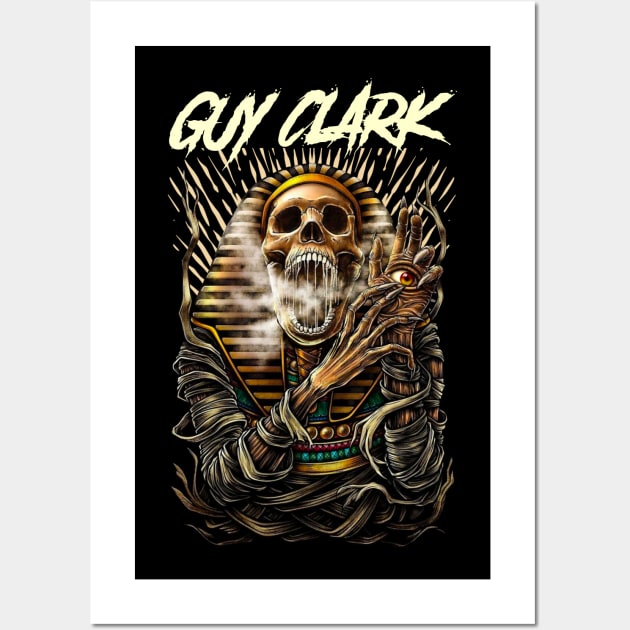 GUY CLARK BAND MERCHANDISE Wall Art by jn.anime